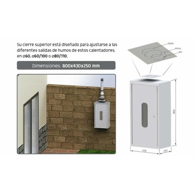 ARMARIO CUBRE CALDERA -CALENTADOR
