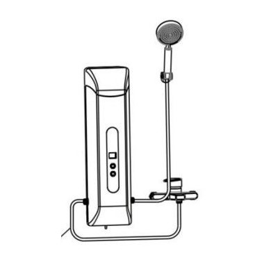 Descalcificador compacto para ducha Waterhome SET & SOFT